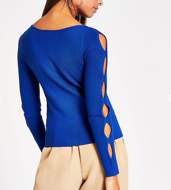 How To Wear This Year's Beautiful Bright Blue jumper